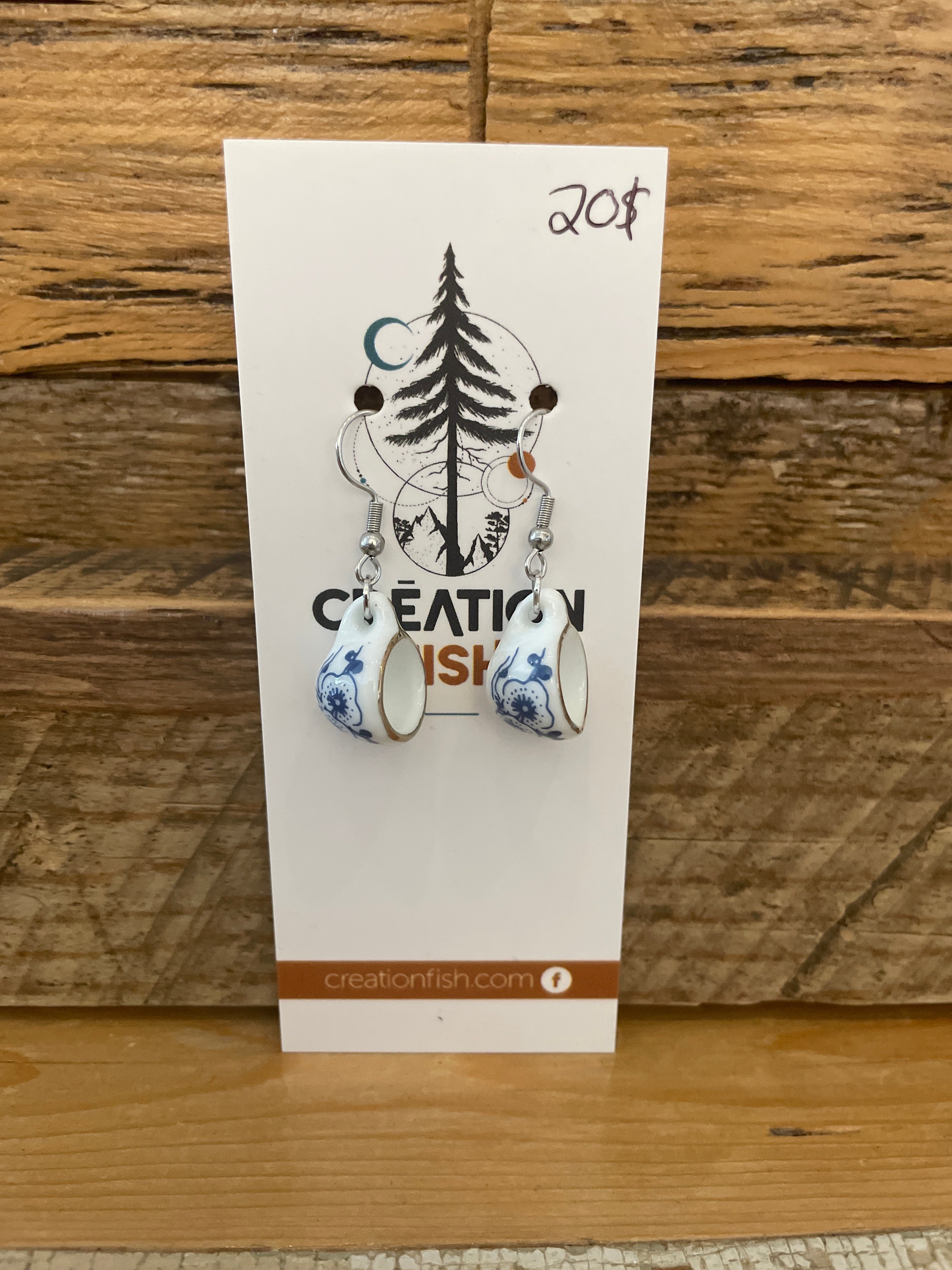 B-O TASSES DE THÉ - Boucles d'Oreilles