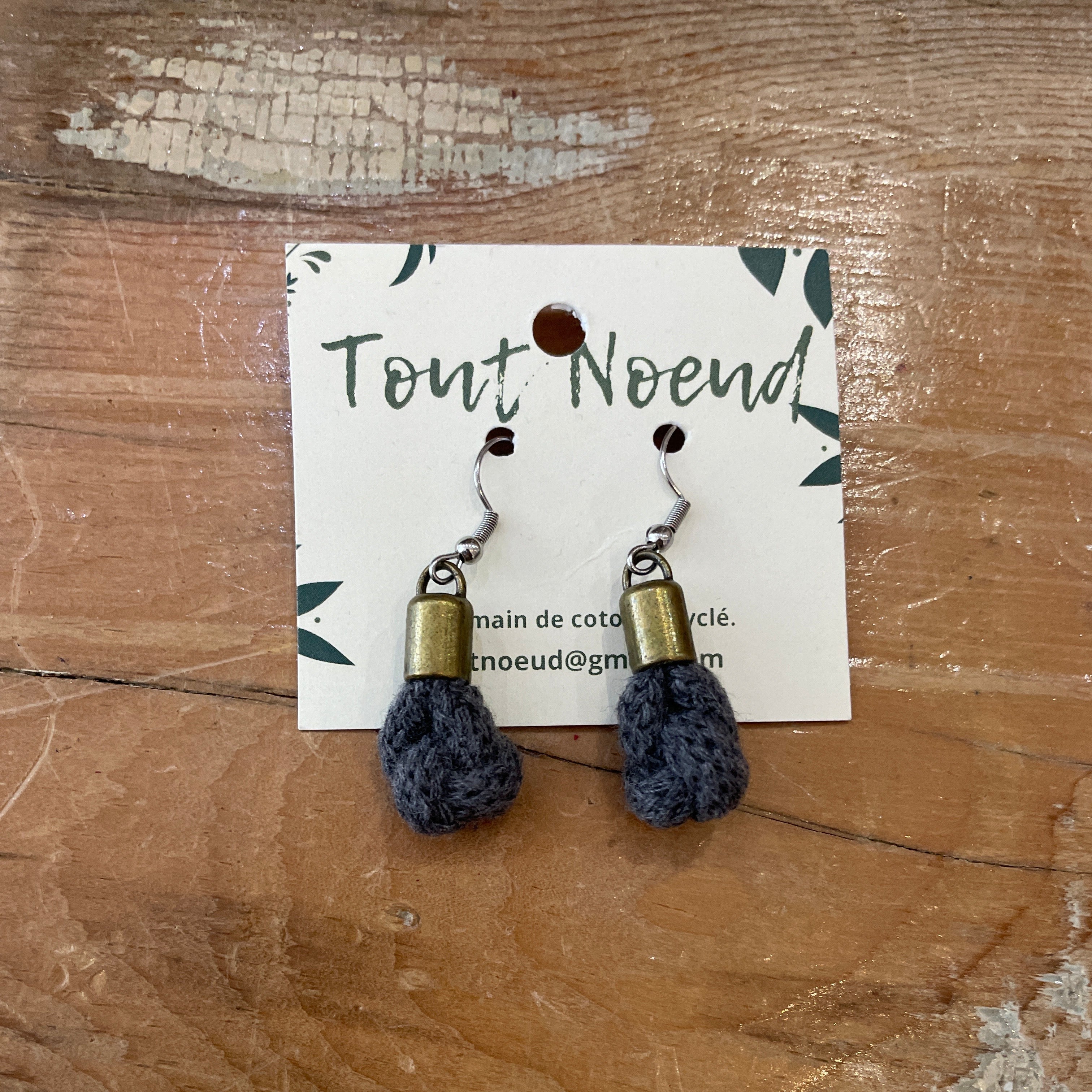 B-O NOEUD SIMPLE -  - Boucles D'Oreilles