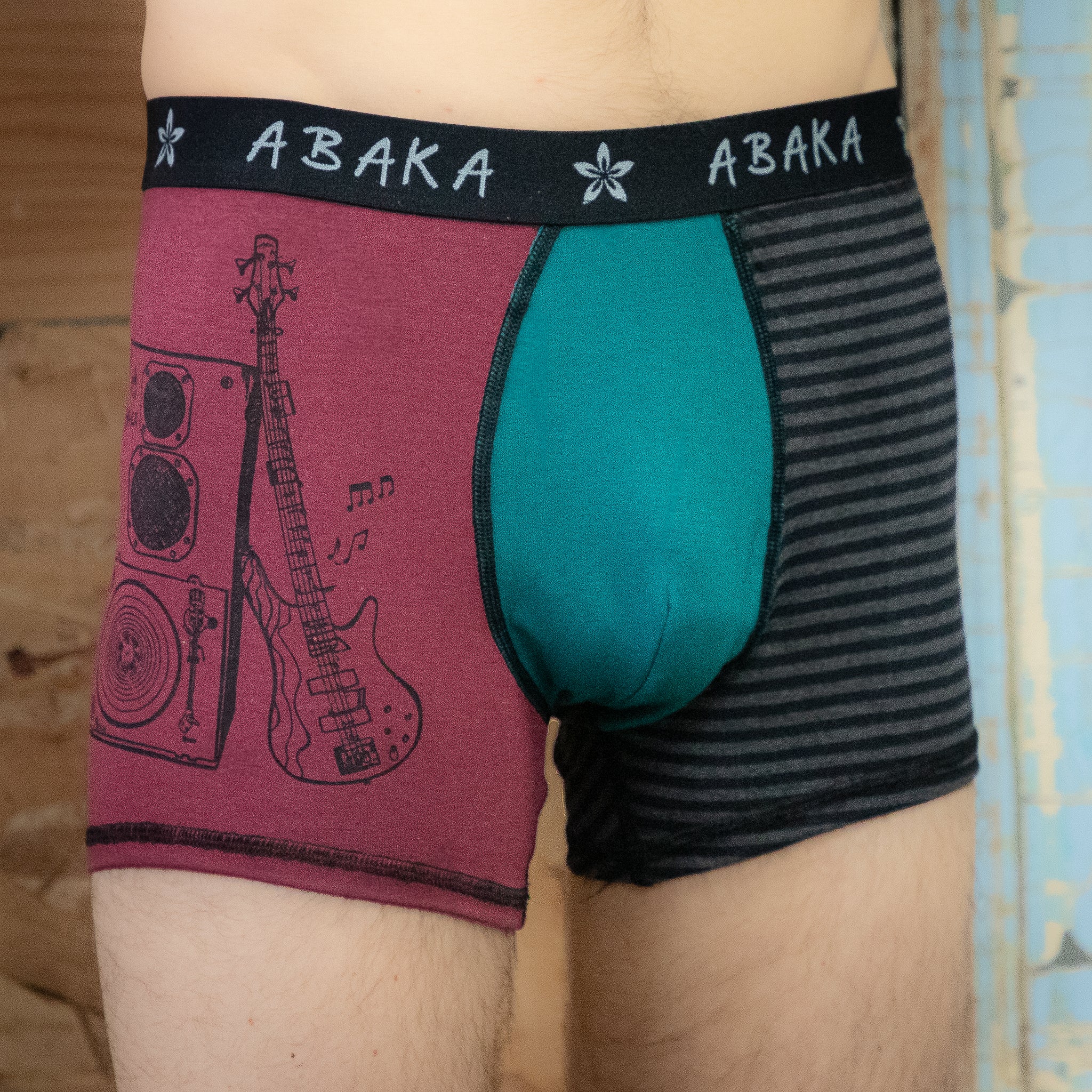 BOB MUSIQUE wine & rayé noir/charmix - Abaka