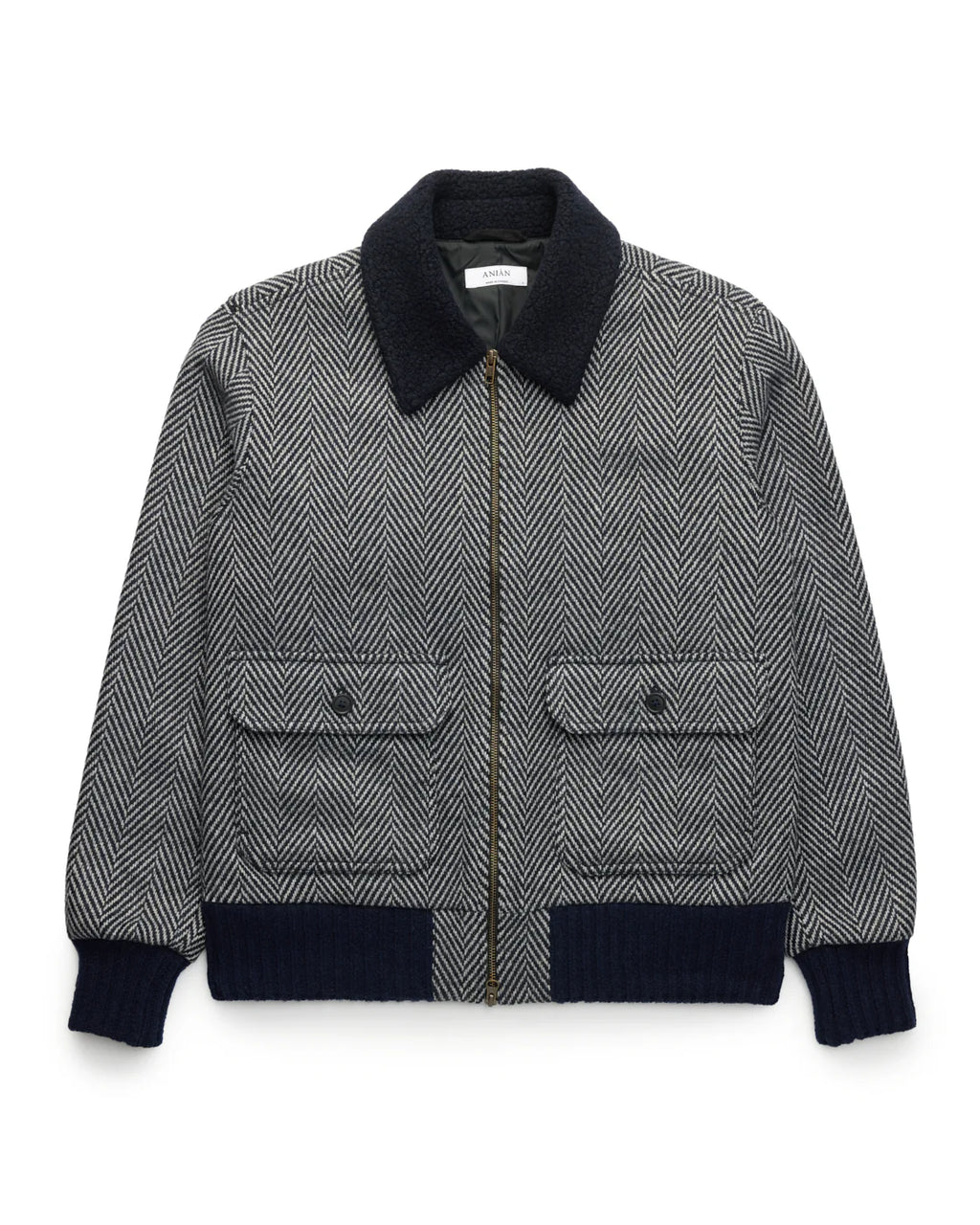 Herringbone Flight Jacket - Manteau