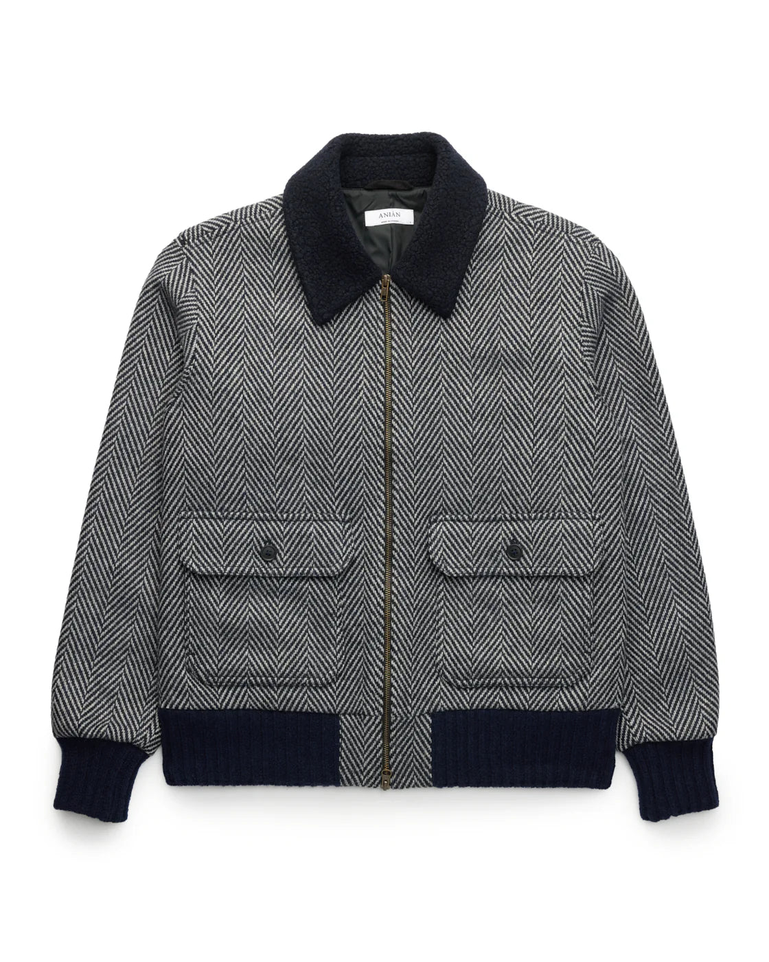 Herringbone Flight Jacket - Manteau