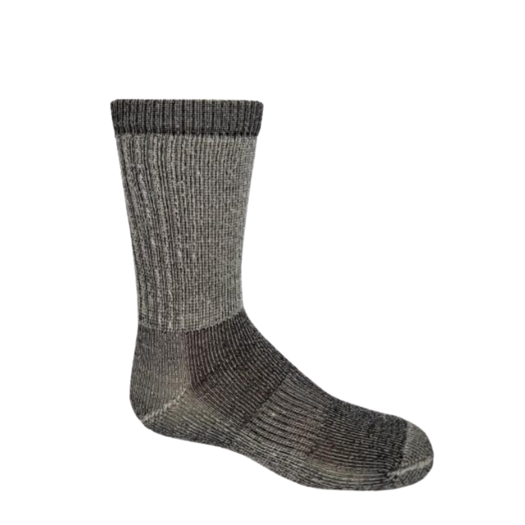 HIKING MÉRINOS noir chiné - Abaka