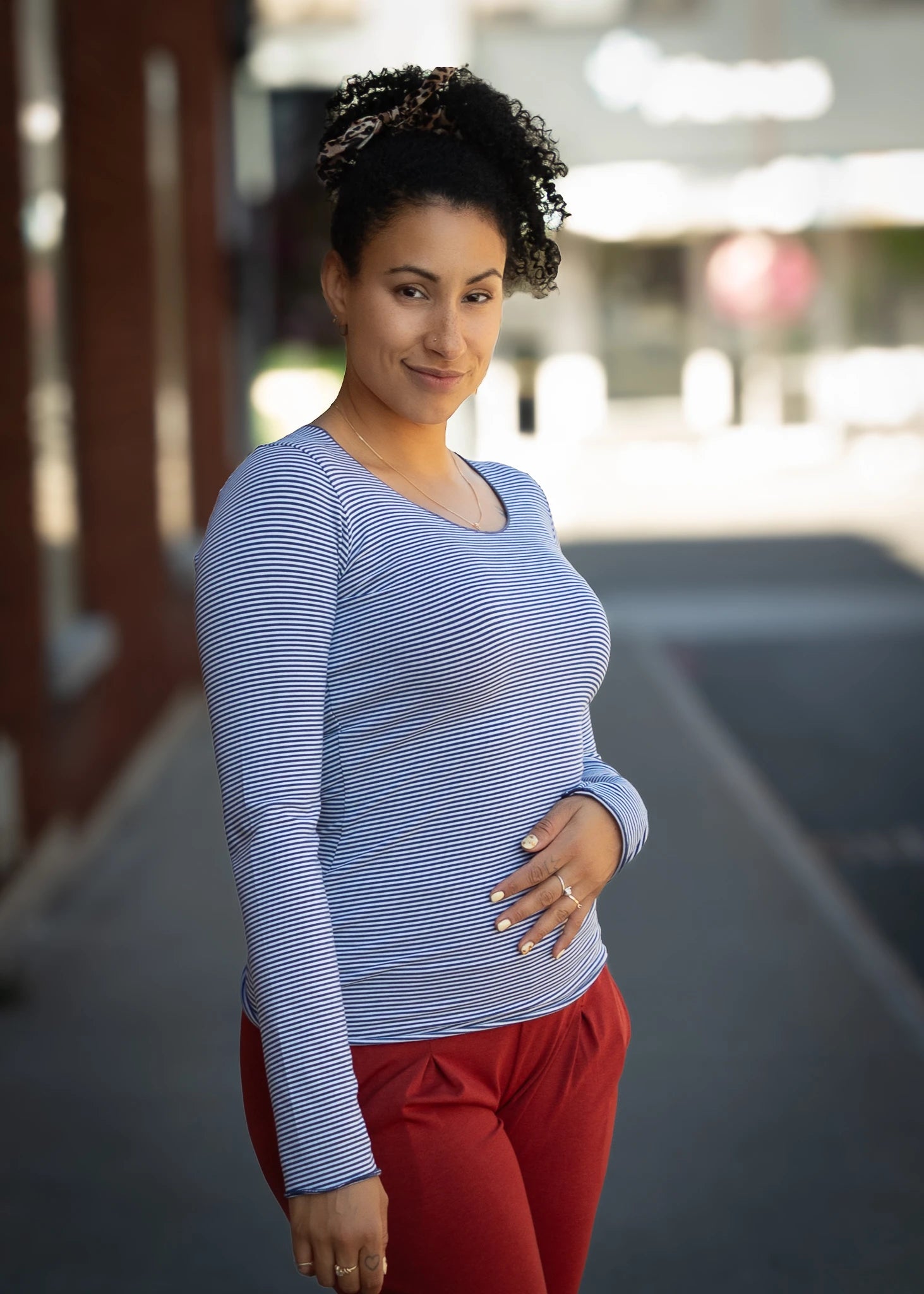 JULIETTE Rayé - Chandail manches longues