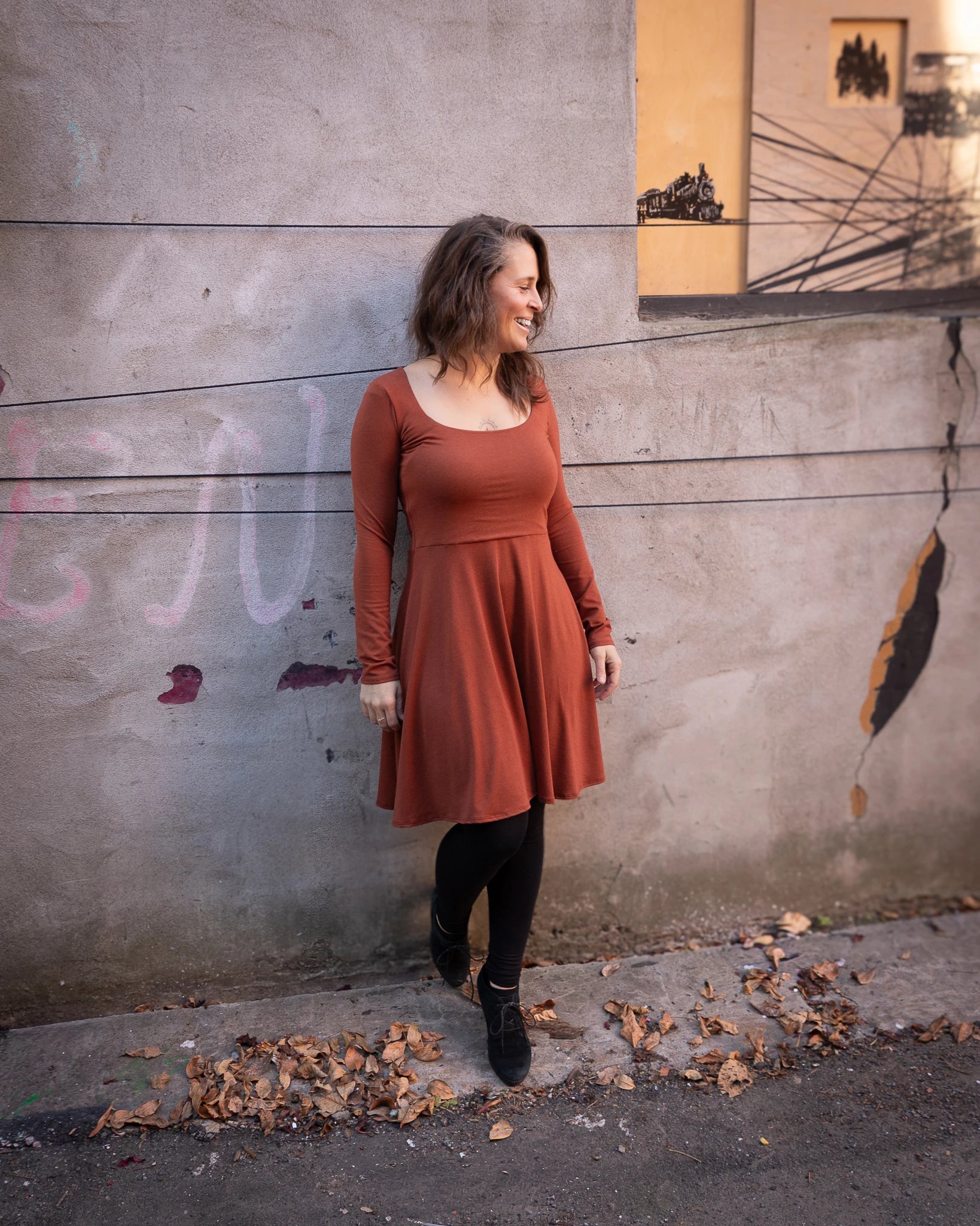 LORIANE - Long-sleeved dress