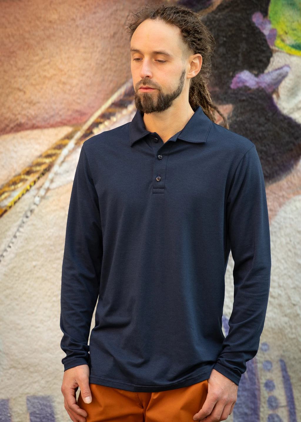 LOULONG - Long-sleeved polo shirt