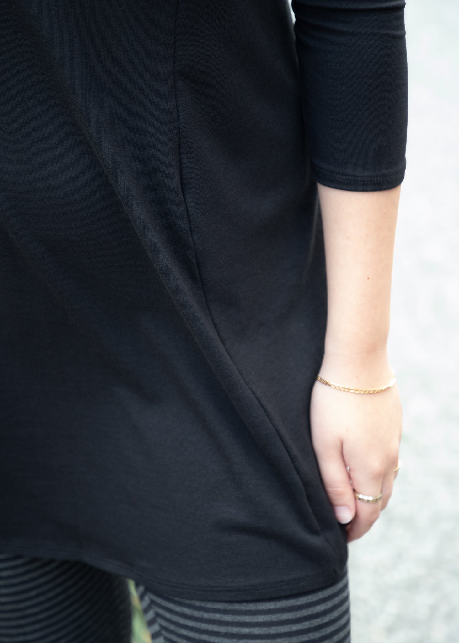 MALAGA 3/4 noir - Abaka