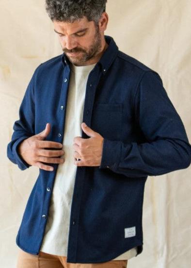 MODERN MELTON bleu royal - Abaka