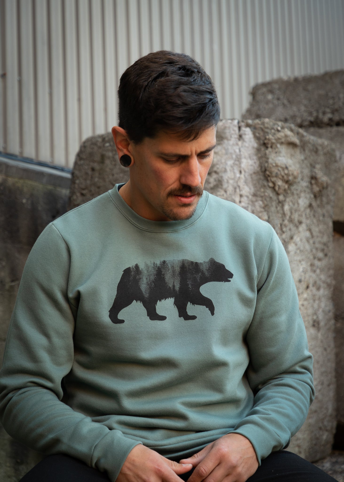 POCOCREW OURS UNISEXE sarcelle - Abaka