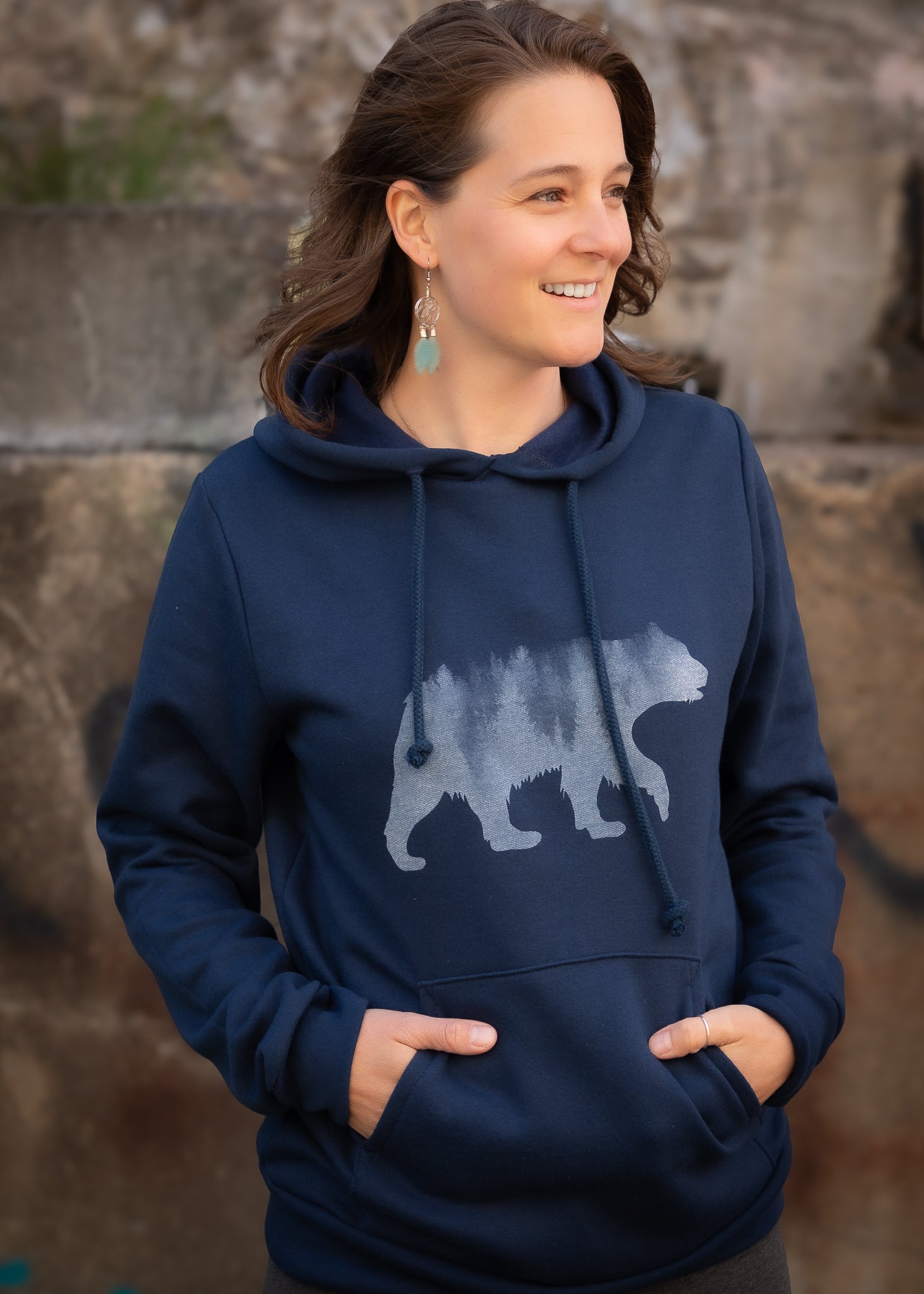 POCOHOOD Ours - Chandail à capuchon