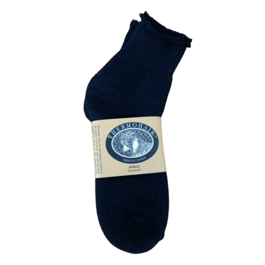 THERMOSOX MOHAIR ANKLE black