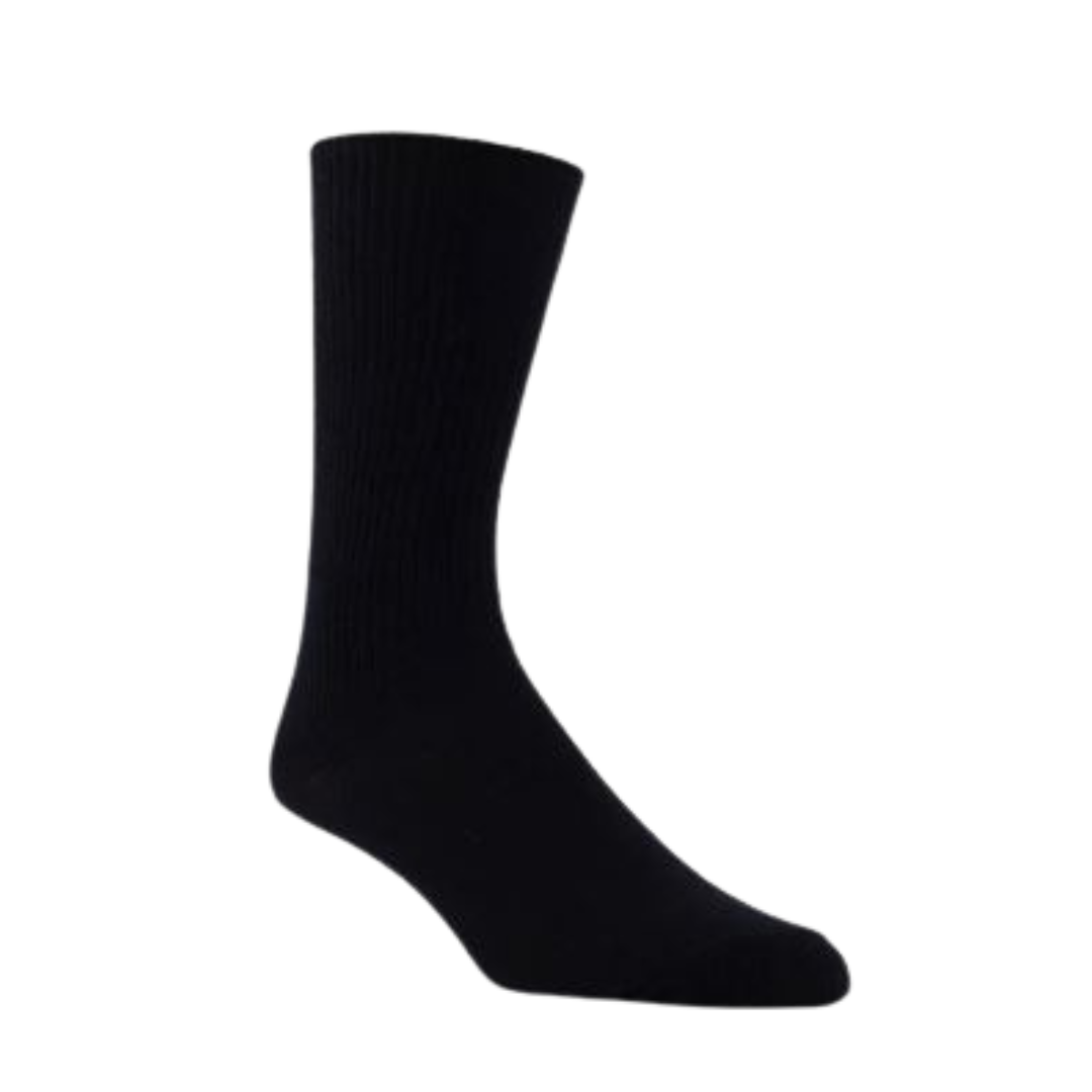 TOPSOX MÉRINOS & CACHEMIRE noir - Abaka