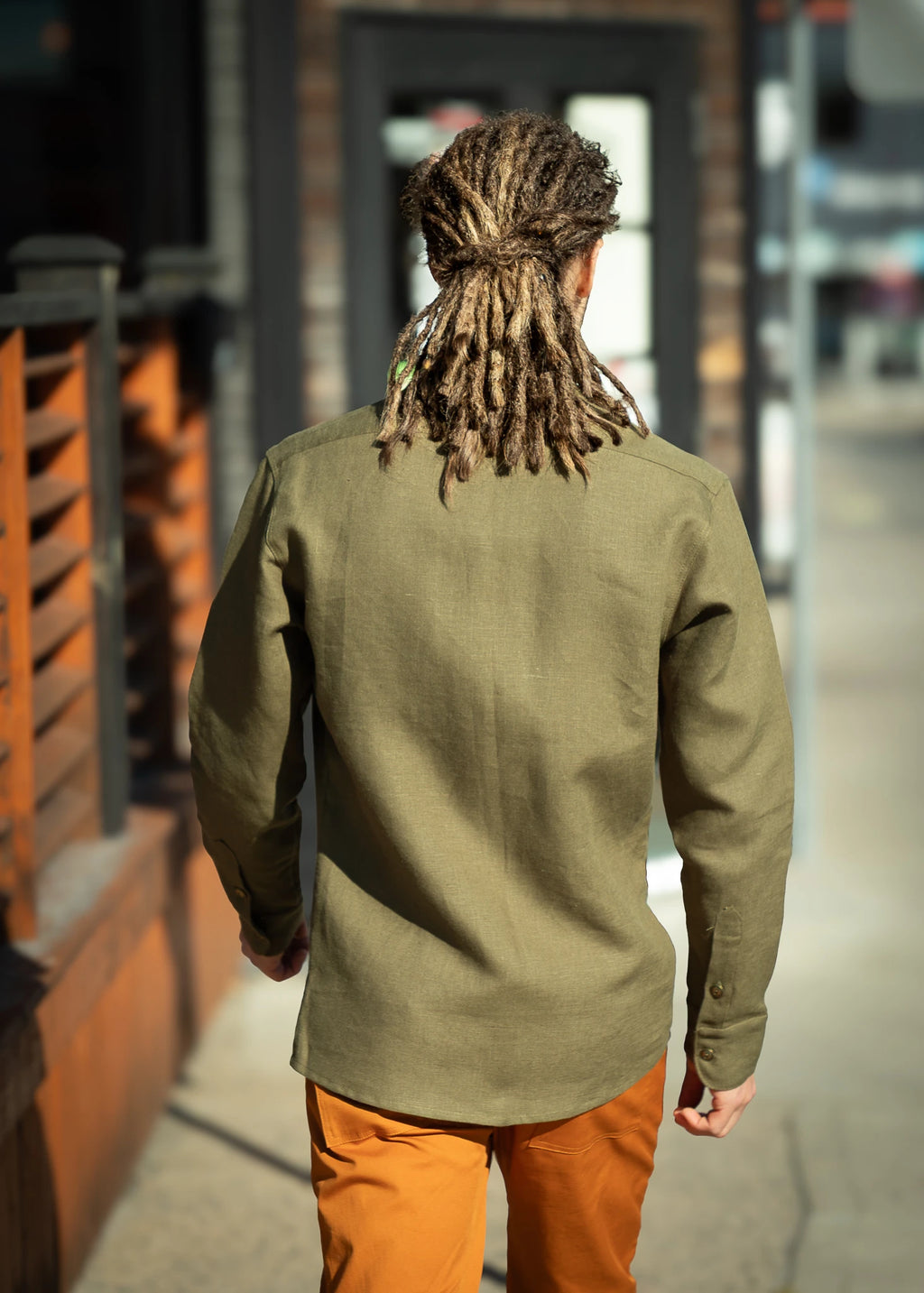 VICTOR 100% Lin - Chemise manches longues