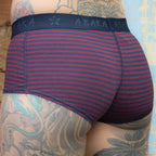 ZOLI rayé marine & wine - Abaka