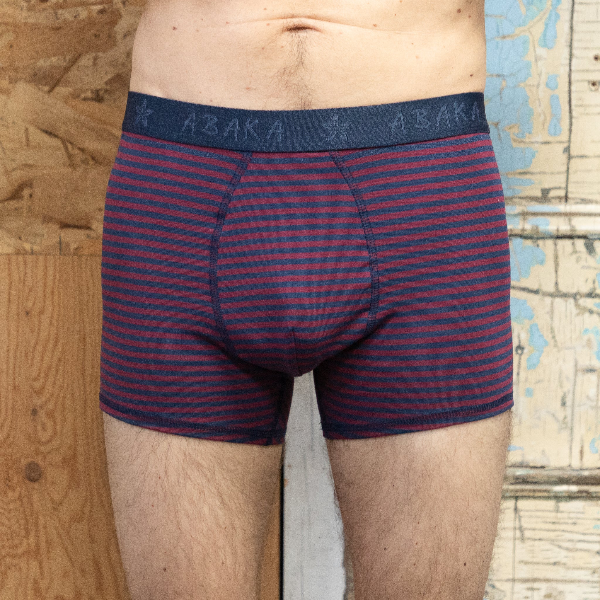 BOB rayé marine et wine - Abaka