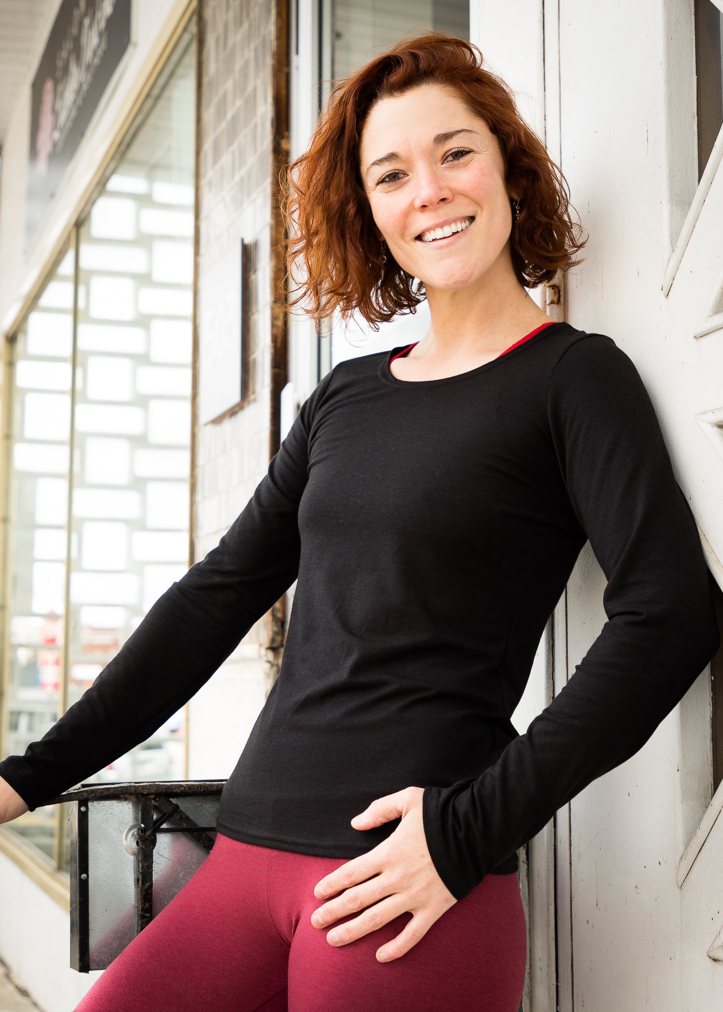 MARIETTE L/S noir - Abaka