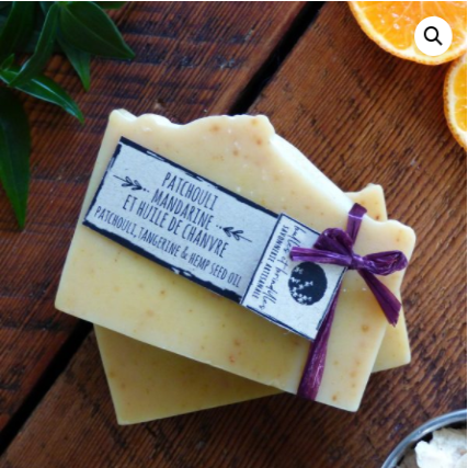 PATCHOULI MANDARINE & HUILE DE CHANVRE Savon - Abaka