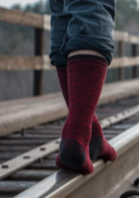 POWER TREKKER MÉRINOS Rouge - Abaka