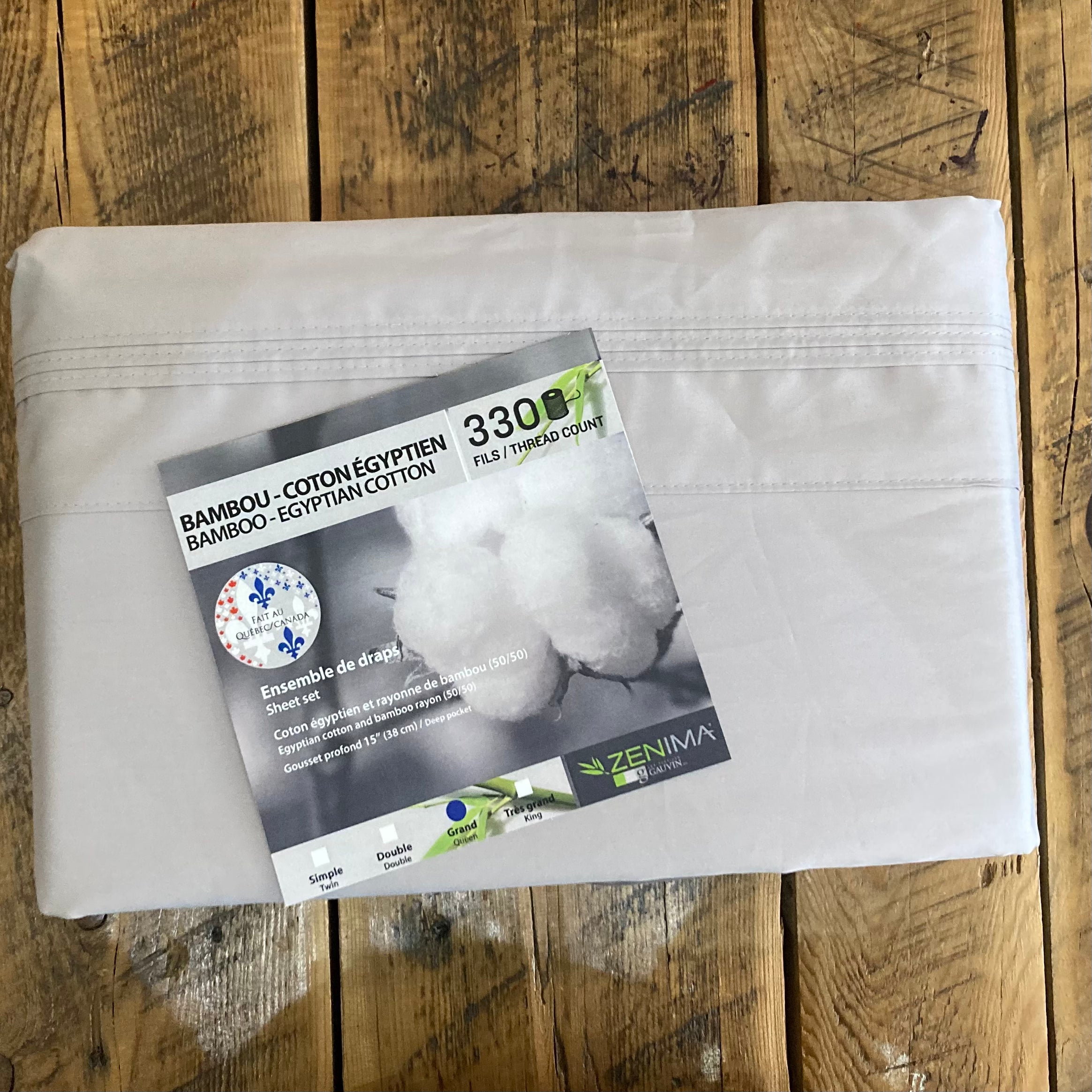 CANADRAP BAMBOU Gris clair - Abaka